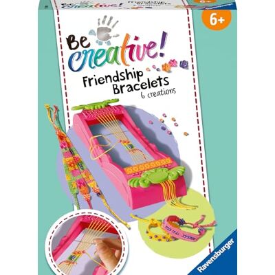 Ravensburger BeCreative Freundschaftsbändchen Bastelset für Kinder ab 6 Jahre Schmuck Basteln für Mädchen und Jungen 18280 Geburtstagsgeschenke, Deko selber basteln Ravensburger BeCreative Freundschaftsbändchen Bastelset für Kinder ab 6 Jahre Schmuck Basteln für Mädchen und Jungen 18280 Geburtstagsgeschenke, Deko selber basteln