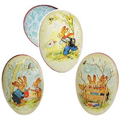 alles-meine.de GmbH 3 Stück Füll Pappeier 15 cm süße Osterhasen Osterei/Ei zum befüllen Deko Pappe Papp Pappeier Dekoei Pappostereier Füllen Osterdeko Ostern .. alles-meine.de GmbH 3 Stück Füll Pappeier 15 cm süße Osterhasen Osterei/Ei zum befüllen Deko Pappe Papp Pappeier Dekoei Pappostereier Füllen Osterdeko Ostern ..
