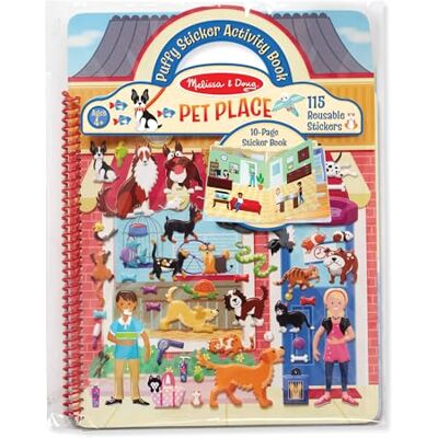 Melissa & Doug Puffy Sticker Activity Book Pets Place Melissa & Doug Puffy Sticker Activity Book Pets Place