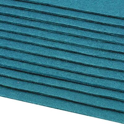Schnoschi 12 Filzplatten Bastelfilz Filz türkis 2-3 mm dick DIN A4 20x30 cm Schnoschi 12 Filzplatten Bastelfilz Filz türkis 2-3 mm dick DIN A4 20x30 cm