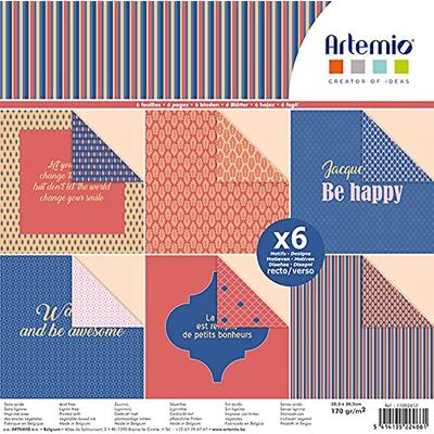 Artemio Block mit 6 Blättern, 30 x 30 cm Artemio Block mit 6 Blättern, 30 x 30 cm