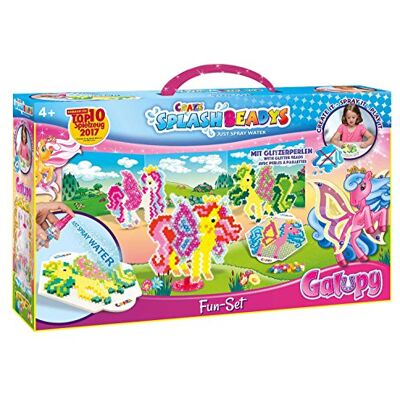 CRAZE Splash BEADYS Bügelperlen Bastelset Funset Splash Beadys Galupy mit Perlen & Zubehör Steckperlen zum Basteln 12253 CRAZE Splash BEADYS Bügelperlen Bastelset Funset Splash Beadys Galupy mit Perlen & Zubehör Steckperlen zum Basteln 12253