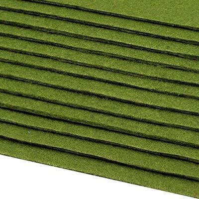 Schnoschi 12 Filzplatten Bastelfilz Filz grün 2-3 mm dick DIN A4 20x30 cm Schnoschi 12 Filzplatten Bastelfilz Filz grün 2-3 mm dick DIN A4 20x30 cm