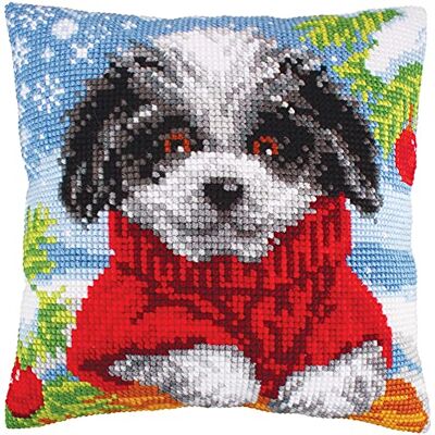 ART CdA Kreuzstichkissen "Wolly Winter" 5249, 40x40cm, Stickbild vorgezeichnet ART CdA Kreuzstichkissen "Wolly Winter" 5249, 40x40cm, Stickbild vorgezeichnet