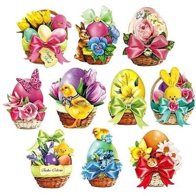 Ideen mit Herz 3-D Motive, ausgestanzt, ca. 7-10 cm, 10 Stück im Beutel Bilder zum Basteln & Dekorieren Grußkarten selber machen Bildmotive für Scrapbooking & DIY-Deko (Ostereier im Körbchen) Ideen mit Herz 3-D Motive, ausgestanzt, ca. 7-10 cm, 10 Stück im Beutel Bilder zum Basteln & Dekorieren Grußkarten selber machen Bildmotive für Scrapbooking & DIY-Deko (Ostereier im Körbchen)