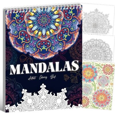 Kalysky Mandala-Malbuch für Erwachsene mit 30 Motiven zur Stressreduktion 30 prächtige Mandala-Motive, stressabbauende Designs für entspannendes Malen für Frauen und Erwachsene Kalysky Mandala-Malbuch für Erwachsene mit 30 Motiven zur Stressreduktion 30 prächtige Mandala-Motive, stressabbauende Designs für entspannendes Malen für Frauen und Erwachsene