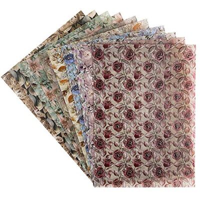 Ideen mit Herz Dekorpapier Motiv-Transparentpapiere Deluxe geprägt farbig Spotlack-veredelt DIN A4 150g/m² 10 Bogen Bastelpapier mit Muster (Kondolenz) Ideen mit Herz Dekorpapier Motiv-Transparentpapiere Deluxe geprägt farbig Spotlack-veredelt DIN A4 150g/m² 10 Bogen Bastelpapier mit Muster (Kondolenz)