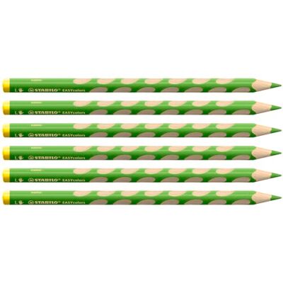 STABILO Farbstift - EASYcolors - 6 Stück - Gelbgrün STABILO Farbstift - EASYcolors - 6 Stück - Gelbgrün
