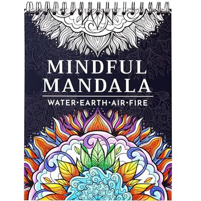 RYVE Malbuch für Erwachsene 50 einzigartige Mandalas zur Entspannung und Stressabbau Erwachsenen-Malbuch mit Spiralbindung, Mandala-Malbücher für Erwachsene RYVE Malbuch für Erwachsene 50 einzigartige Mandalas zur Entspannung und Stressabbau Erwachsenen-Malbuch mit Spiralbindung, Mandala-Malbücher für Erwachsene