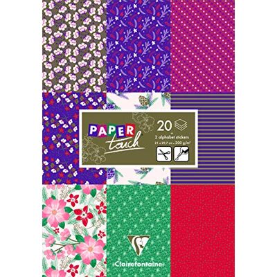 Clairefontaine My Mandarine 95262C Paper´Touch Papierblock A4 200g 20 Blatt Floral Winter Clairefontaine My Mandarine 95262C Paper´Touch Papierblock A4 200g 20 Blatt Floral Winter