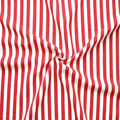 Unbekannt Modestoff Dekostoff universal Streifen Stoff Meterware Mitttel Rot-Weiss Unbekannt Modestoff Dekostoff universal Streifen Stoff Meterware Mitttel Rot-Weiss