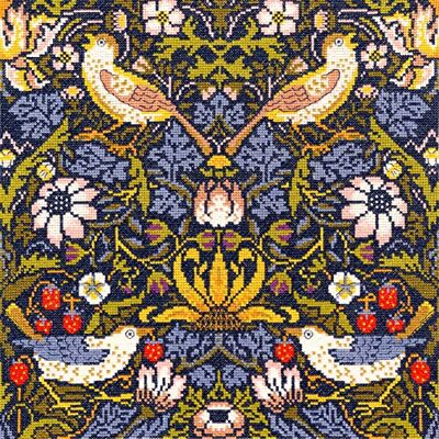 Bothy Threads William Morris Strawberry Thief Kreuzstich-Set Bothy Threads William Morris Strawberry Thief Kreuzstich-Set