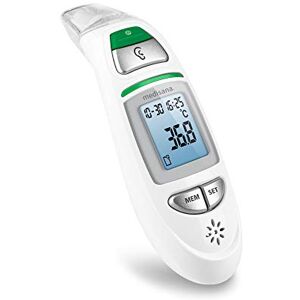 Medisana TM 750 Fieberthermometer 6in1, Stirnthermometer für Baby, Kinder und Erwachsene, Ohrthermometer mit visuellem Fieberalarm, Thermometer digital mit Speicherfunktion, Messung von Flüssigkeiten Medisana TM 750 Fieberthermometer 6in1, Stirnthermometer für Baby, Kinder und Erwachsene, Ohrthermometer mit visuellem Fieberalarm, Thermometer digital mit Speicherfunktion, Messung von Flüssigkeiten