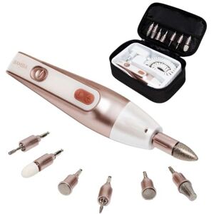 Cecotec Elektrisches Maniküre- und Pediküre-Set Bamba PinkyCare 700 Perfect Nails, 7 austauschbare Aufsätze, 5 Geschwindigkeitsstufen und 2 Drehrichtungen, Ergonomisches Design, Weiß Cecotec Elektrisches Maniküre- und Pediküre-Set Bamba PinkyCare 700 Perfect Nails, 7 austauschbare Aufsätze, 5 Geschwindigkeitsstufen und 2 Drehrichtungen, Ergonomisches Design, Weiß