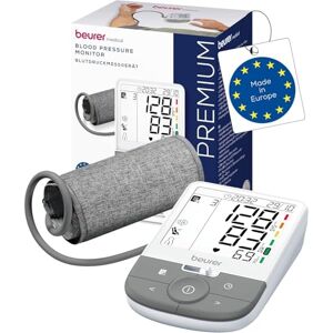 Beurer BM 53 Oberarm-Blutdruckmessgerät, made in Europe,klinisch validiert, AFib-Erkennung zur Schlaganfallprävention, Risikoindikator, Armumfänge, Datenübertragung zu Apple Health und co., Grau-Weiß Beurer BM 53 Oberarm-Blutdruckmessgerät, made in Europe,klinisch validiert, AFib-Erkennung zur Schlaganfallprävention, Risikoindikator, Armumfänge, Datenübertragung zu Apple Health und co., Grau-Weiß