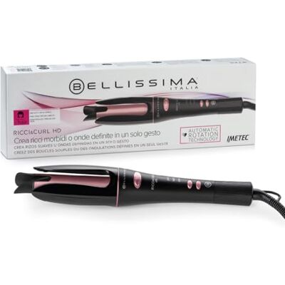 BELLISSIMA Ricci&Curl HD – Lockenstab für Locken und Wellen im Handumdrehen, automatische Zwei-Wege-Rotation & Ion Keramik, Glänzendes Haar ohne Frizz BELLISSIMA Ricci&Curl HD – Lockenstab für Locken und Wellen im Handumdrehen, automatische Zwei-Wege-Rotation & Ion Keramik, Glänzendes Haar ohne Frizz