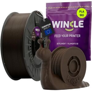 WINKLE FEED YOUR PRINTER WINKLE PLA HD Filament 2.85mm Ebenholz Braun, 1kg Spule, 3D Drucker Filament Kompatibel mit FDM Druckern, 3D-Druckmaterialien, Maßgenauigkeit +/- 0.05mm, Bioabbaubar Leicht zu Bedrucken WINKLE FEED YOUR PRINTER WINKLE PLA HD Filament 2.85mm Ebenholz Braun, 1kg Spule, 3D Drucker Filament Kompatibel mit FDM Druckern, 3D-Druckmaterialien, Maßgenauigkeit +/- 0.05mm, Bioabbaubar Leicht zu Bedrucken