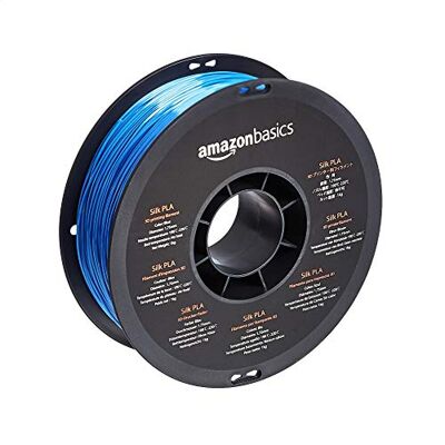 Amazon 3D-Drucker-Filament aus PLA-Seide, 1.75 mm, 1-kg-Spule, Seidenblau Amazon 3D-Drucker-Filament aus PLA-Seide, 1.75 mm, 1-kg-Spule, Seidenblau