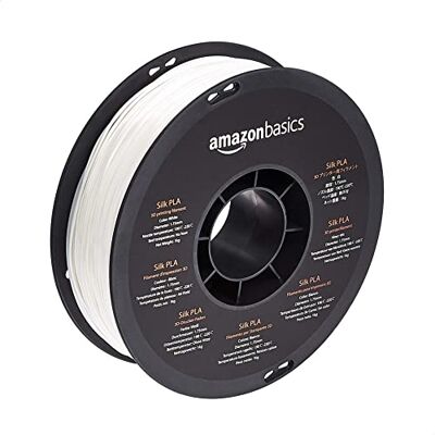Amazon 3D-Drucker-Filament aus PLA-Seide, 1.75 mm, 1-kg-Spule, Seidencremefarben Amazon 3D-Drucker-Filament aus PLA-Seide, 1.75 mm, 1-kg-Spule, Seidencremefarben