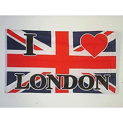 AZ FLAG Flagge I Love London 150x90 cm Fahne London Polyester 100D 2 Ösen Für innen und außen dekorative Flagge doppelte Nähte und verstärkte Kanten mit Metallösen 100D Polyester AZ FLAG Flagge I Love London 150x90 cm Fahne London Polyester 100D 2 Ösen Für innen und außen dekorative Flagge doppelte Nähte und verstärkte Kanten mit Metallösen 100D Polyester