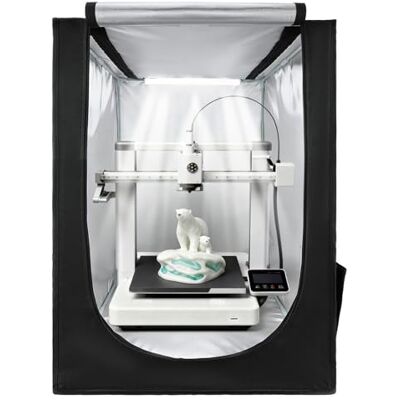 VEVOR 3D-Druckergehäuse Druckerzelt (55 x 65 x 75 cm), staubdichte Schutzhülle mit konstanter Temperatur & LED-Beleuchtung, kompatibel mit gängigen Modellen von Creality/ELEGOO/Anycubic VEVOR 3D-Druckergehäuse Druckerzelt (55 x 65 x 75 cm), staubdichte Schutzhülle mit konstanter Temperatur & LED-Beleuchtung, kompatibel mit gängigen Modellen von Creality/ELEGOO/Anycubic