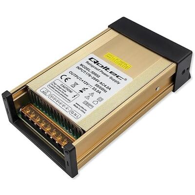 Qoltec 50952 Impulse Power Supply LED IP45, 400 W, 12 V, 33 A, Atsparus vandeniui Qoltec 50952 Impulse Power Supply LED IP45, 400 W, 12 V, 33 A, Atsparus vandeniui