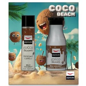 Aquolina Geschenkset Cocco Delicato – COCO BEACH – Hair Perfume 100 ml + Duschgel 250 ml – Set, Made in Italy Aquolina Geschenkset Cocco Delicato – COCO BEACH – Hair Perfume 100 ml + Duschgel 250 ml – Set, Made in Italy