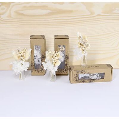ART Geschenk zum Muttertag Mini Trockenblumensträuß mit Geschenkverpackung (3 Stück) Mini Bouquet mit getrockneten Blumen (Variante C) ART Geschenk zum Muttertag Mini Trockenblumensträuß mit Geschenkverpackung (3 Stück) Mini Bouquet mit getrockneten Blumen (Variante C)