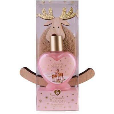 accentra Badeset ROMANTIC DREAMS in Geschenkbox für Frauen, 80ml Duschgel & Dekofigur Elch, elegantes Wellness Geschenkset mit Duft Tea Rose & Velvet, ideales Geschenk zu Weihnachten & Geburtstag accentra Badeset ROMANTIC DREAMS in Geschenkbox für Frauen, 80ml Duschgel & Dekofigur Elch, elegantes Wellness Geschenkset mit Duft Tea Rose & Velvet, ideales Geschenk zu Weihnachten & Geburtstag