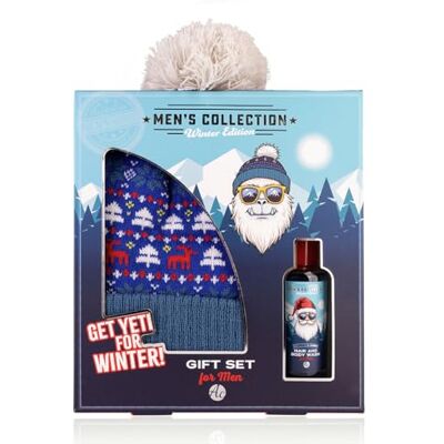 accentra Geschenkset für Männer MEN'S COLLECTION WINTER EDITION in Geschenkbox, inkl. Shampoo & Duschgel, Strickmütze in Einheitsgröße, Männerpflege Weihnachten, Männer Set, Duft: Iced Pine & Amber accentra Geschenkset für Männer MEN'S COLLECTION WINTER EDITION in Geschenkbox, inkl. Shampoo & Duschgel, Strickmütze in Einheitsgröße, Männerpflege Weihnachten, Männer Set, Duft: Iced Pine & Amber