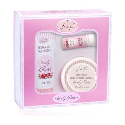 Badefee Geschenkset Lovely Rose – Wellness Geschenkset für Damen Badefee Geschenkset Lovely Rose – Wellness Geschenkset für Damen