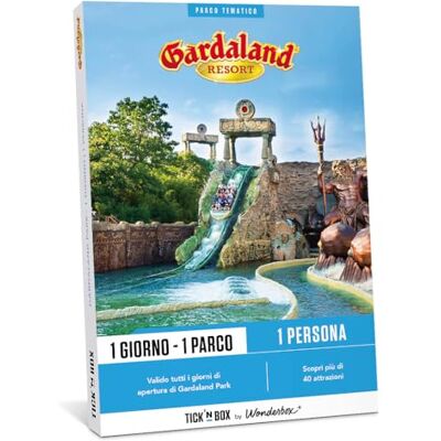 Wonderbox Tick&Box Geschenkbox Gardaland Park 1 Tag 1 Park 1 Person 1 Karte für 1 Tag im Gardaland Park, gültig für alle Eröffnungstage Wonderbox Tick&Box Geschenkbox Gardaland Park 1 Tag 1 Park 1 Person 1 Karte für 1 Tag im Gardaland Park, gültig für alle Eröffnungstage
