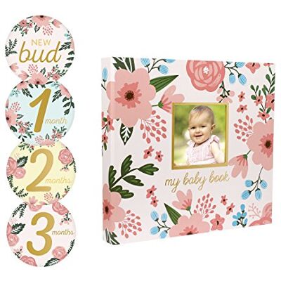 Pearhead P72091 Memo-Buch und Foto-Aufkleber, Blumen, unisex Pearhead P72091 Memo-Buch und Foto-Aufkleber, Blumen, unisex