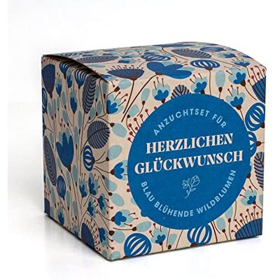 Resetea ALLES GUTE ZUM GEBURTSTAG. ANZUCHTSET FÜR GELB BLÜHENDE WILDBLUMEN. Resetea ALLES GUTE ZUM GEBURTSTAG. ANZUCHTSET FÜR GELB BLÜHENDE WILDBLUMEN.