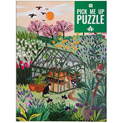 Talking Tables 1000-teiliges Gartenpuzzle mit passendem Poster & Quizblatt Buntes illustriertes Design, britische Blumen, Geburtstagsgeschenk, Geschenke für Gärtner, Wandkunst Talking Tables 1000-teiliges Gartenpuzzle mit passendem Poster & Quizblatt Buntes illustriertes Design, britische Blumen, Geburtstagsgeschenk, Geschenke für Gärtner, Wandkunst
