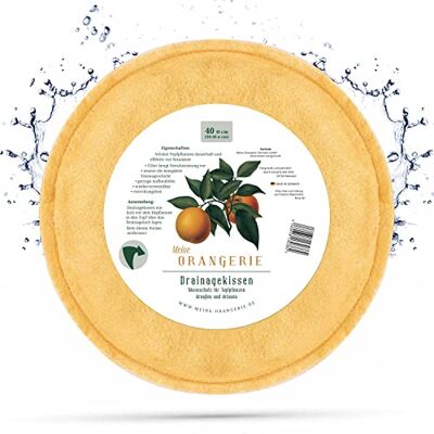 Meine Orangerie Drainagekissen für Kübelpflanzen Nie mehr Staunässe! Dauerhaft perfekte Drainage für alle Topfpflanzen ohne aufwändige Blähton, Perlite, Granulat und Kies-Schicht (1 Stück, 40cm) Meine Orangerie Drainagekissen für Kübelpflanzen Nie mehr Staunässe! Dauerhaft perfekte Drainage für alle Topfpflanzen ohne aufwändige Blähton, Perlite, Granulat und Kies-Schicht (1 Stück, 40cm)
