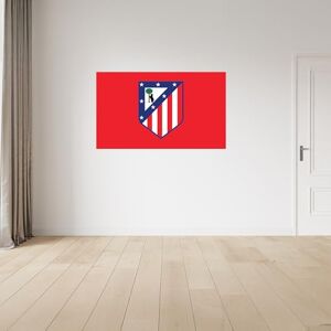 Licensed Decor Lizenziertes Decor Atlético de Madrid Vinyl-Wandaufkleber – Medium (100 cm (B) x 60 cm (H) – Vollfarbiges Wappen auf Marke Rot Licensed Decor Lizenziertes Decor Atlético de Madrid Vinyl-Wandaufkleber – Medium (100 cm (B) x 60 cm (H) – Vollfarbiges Wappen auf Marke Rot