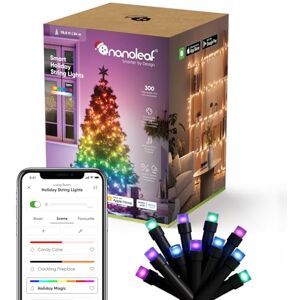 Nanoleaf 24M Smarte Lichterkette with Weihnachtsszene, RGBIC LEDs, drinnen und draußen, Musik Sync, Matter über WLAN, Funktioniert mit App, Sprachsteuerung (Alexa Google Apple Home) Dekoration Nanoleaf 24M Smarte Lichterkette with Weihnachtsszene, RGBIC LEDs, drinnen und draußen, Musik Sync, Matter über WLAN, Funktioniert mit App, Sprachsteuerung (Alexa Google Apple Home) Dekoration