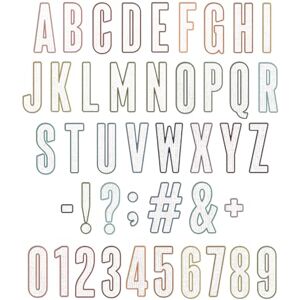 Sizzix Thinlits Buchstaben-Schneidematte - Bastelzubehör Sizzix Thinlits Buchstaben-Schneidematte - Bastelzubehör