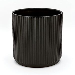 Amazon Basics 8-Zoll Schwarze Keramikblumentopf - Pflanzgefäß Amazon Basics 8-Zoll Schwarze Keramikblumentopf - Pflanzgefäß