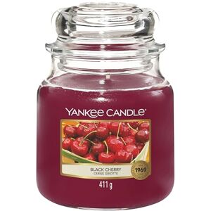 Yankee Candle Duftkerze im Glas (Mittelgroß) Black Cherry Brenndauer bis zu 75 Stunden Yankee Candle Duftkerze im Glas (Mittelgroß) Black Cherry Brenndauer bis zu 75 Stunden