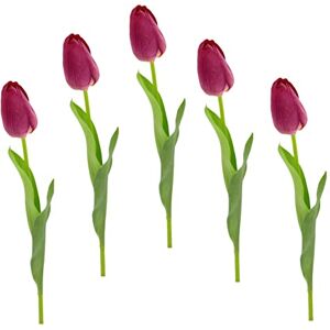 I.GE.A. Real Touch Tulpen Kunstblume - 5er Set, Rosa I.GE.A. Real Touch Tulpen Kunstblume - 5er Set, Rosa