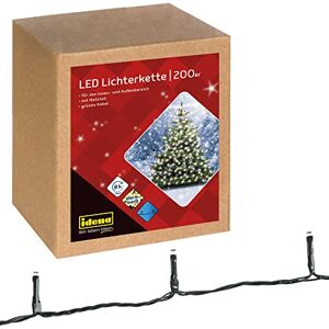 Idena 31869 LED Lichterkette mit 200 LEDs in Gold-Gelb, für Außen und Innen, 8 Stunden Timer Funktion und Transformator, ca. 29,9 m lang, als Party Deko, Weihnachtsdeko, zur Hochzeit Idena 31869 LED Lichterkette mit 200 LEDs in Gold-Gelb, für Außen und Innen, 8 Stunden Timer Funktion und Transformator, ca. 29,9 m lang, als Party Deko, Weihnachtsdeko, zur Hochzeit
