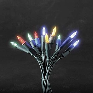 Konstsmide LED Minilichterkette, 35 bunte Dioden, 230V, Innen, grünes Kabel 6302-500 Konstsmide LED Minilichterkette, 35 bunte Dioden, 230V, Innen, grünes Kabel 6302-500
