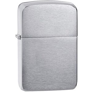 Zippo Sturmfeuerzeug 1941 Replica Brushed Chrome, Base Model Nachfüllbar Wiederverwendbar Windfestes Design Geschenkbox Made in USA Zippo Sturmfeuerzeug 1941 Replica Brushed Chrome, Base Model Nachfüllbar Wiederverwendbar Windfestes Design Geschenkbox Made in USA