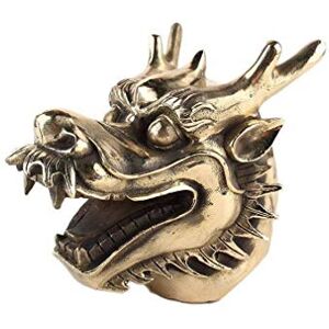 lachineuse – Große antike Drachenkopf-Statuette – Chinesische antike Kupferreplik – Asiatisches Fabelwesen – Symbol der Macht – Feng-Shui-Zen-Figur – Asiatische Geschenkidee lachineuse – Große antike Drachenkopf-Statuette – Chinesische antike Kupferreplik – Asiatisches Fabelwesen – Symbol der Macht – Feng-Shui-Zen-Figur – Asiatische Geschenkidee