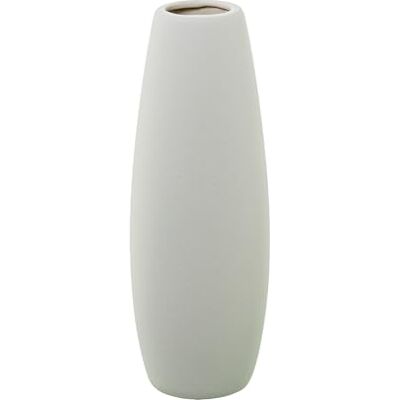 DRW Tischvase, Keramik, cremefarben, 12 x 12 x 31 cm, Medidas: 12x12x31cm DRW Tischvase, Keramik, cremefarben, 12 x 12 x 31 cm, Medidas: 12x12x31cm