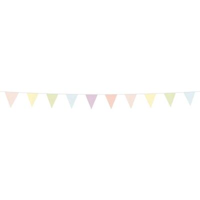 Folat 22206 Wimpel Girlande flagen Pastell Wimpelkette – Dreamy Pastels – Polyester/Baumwolle – 6 Meter Wiederverwendbare deko Girlande bunt Geburtstag Folat 22206 Wimpel Girlande flagen Pastell Wimpelkette – Dreamy Pastels – Polyester/Baumwolle – 6 Meter Wiederverwendbare deko Girlande bunt Geburtstag