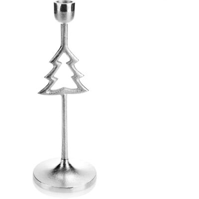com-four ® Kerzenhalter im Weihnachtsbaum-Design, einarmiger Kerzenständer einflammiger Kerzenleuchter für Weihnachten com-four ® Kerzenhalter im Weihnachtsbaum-Design, einarmiger Kerzenständer einflammiger Kerzenleuchter für Weihnachten
