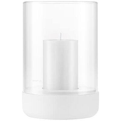 blomus Windlicht -CALMA- Kerzenhalter aus hochwertigem Beton und Glas Farbe Lily White Größe L 15L x 15B x 22,5H cm Indoor blomus Windlicht -CALMA- Kerzenhalter aus hochwertigem Beton und Glas Farbe Lily White Größe L 15L x 15B x 22,5H cm Indoor